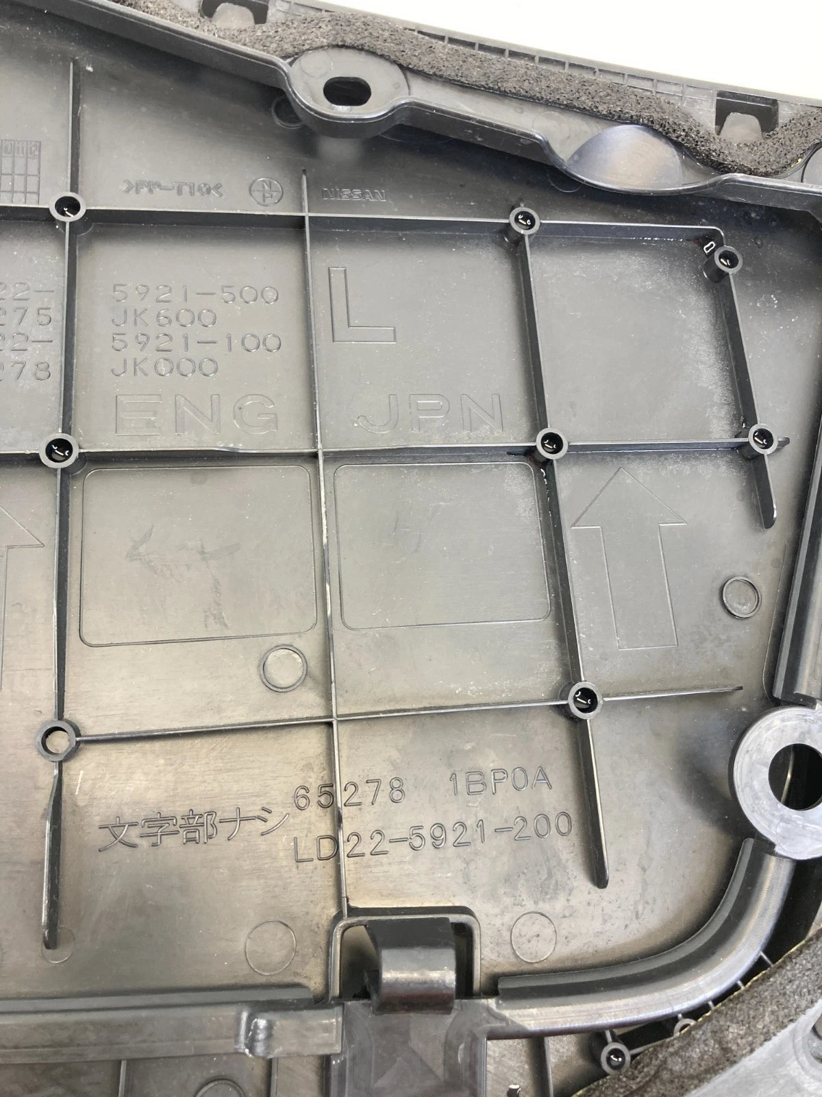 2008-2013 INFINITI G37 EX35 17 QX50 BRAKE FLUID COVER PANEL LID 65278-JK000 OEM