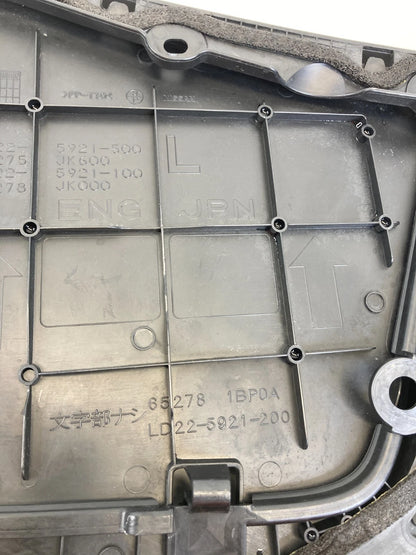 2008-2013 INFINITI G37 EX35 17 QX50 BRAKE FLUID COVER PANEL LID 65278-JK000 OEM