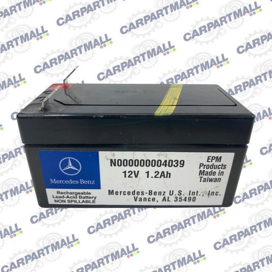 06-12 Mercedes-Benz ML350 12V 1.2Ah Rechargeable Lead-Acid Battery N000000004039