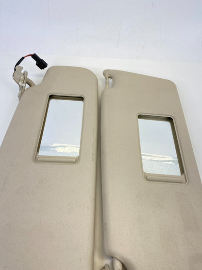 2009-2017 Volkswagen CC Roof Left & Right Sunvisor Set Sun Visor Shade OEM