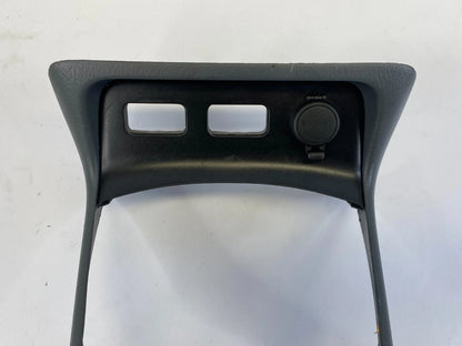 2001-2005 HONDA CIVIC SEDAN A/T FRONT CENTER CONSOLE TRIM PANEL W/ 12V SOCKET