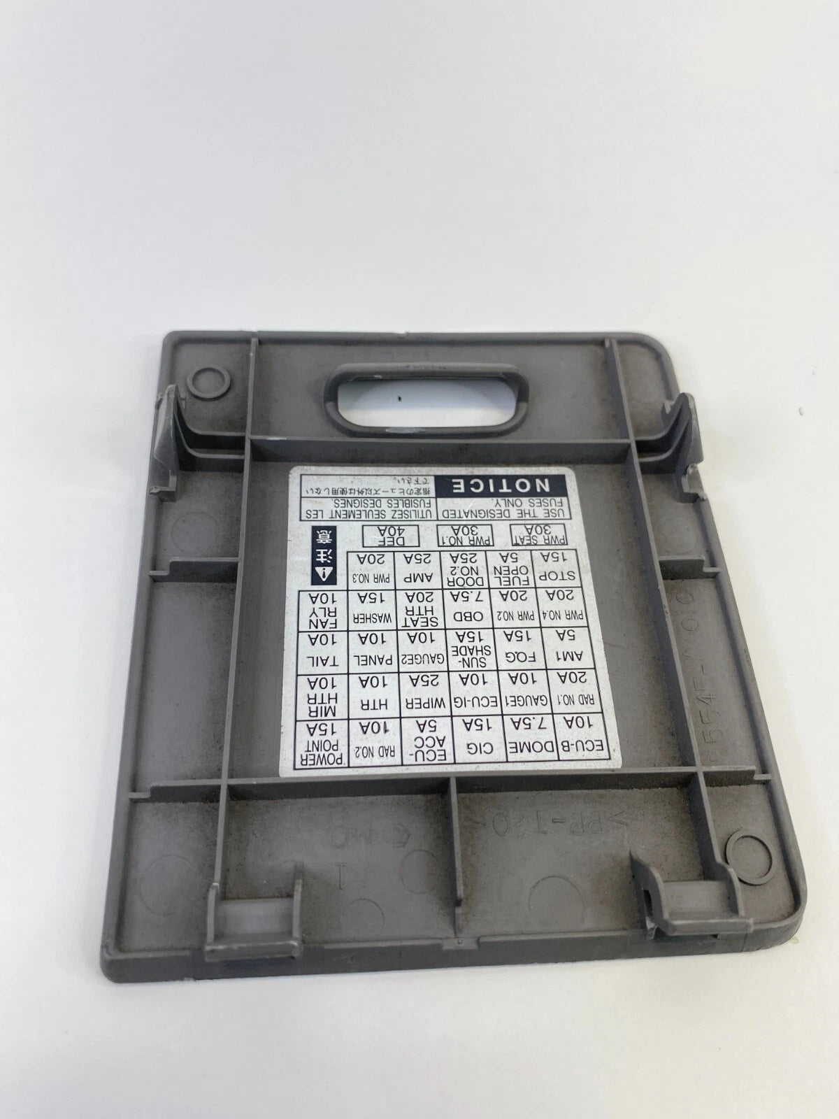 2002-2006 TOYOTA CAMRY FRONT LH DRIVER DASH FUSE BOX DOOR COVER OEM 55545-AA010