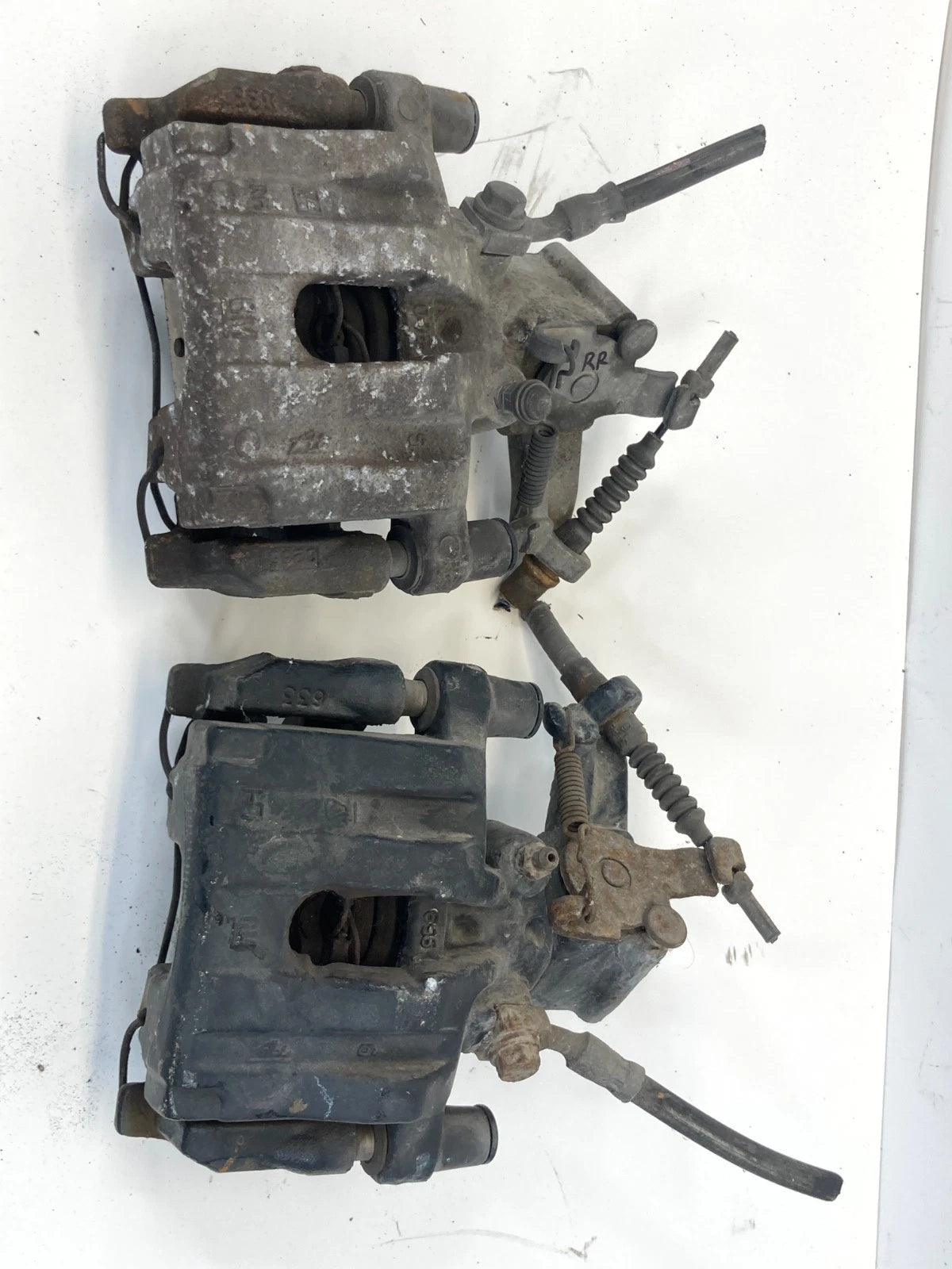 05-11 SAAB 9-3 9-3x 2.0 REAR LEFT DRIVER RIGHT PASSENGER BRAKE CALIPER PAIR SET