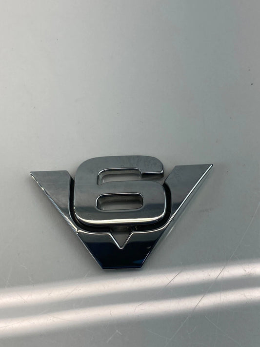 2008-2012 FORD ESCAPE FRONT SIDE V6 EMBLEM BADGE LOGO SYMBOL OEM