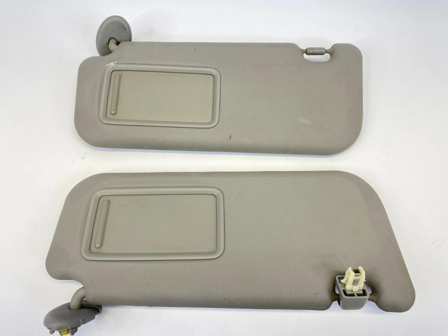 2006-2011 TOYOTA YARIS SUNVISOR SHADE LEFT & RIGHT LH RH PAIR SET GRAY