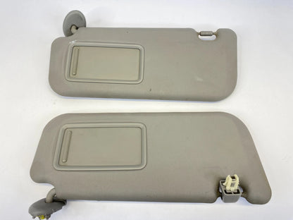 2006-2011 TOYOTA YARIS SUNVISOR SHADE LEFT & RIGHT LH RH PAIR SET GRAY