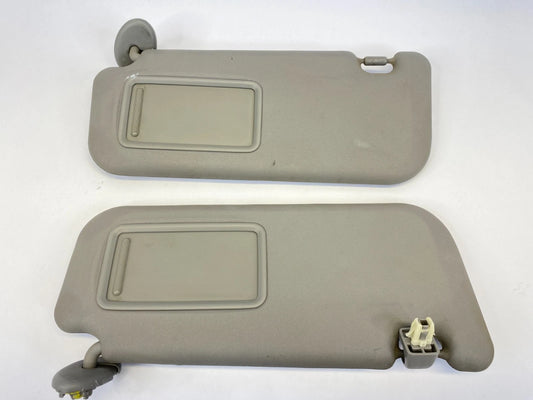 2006-2011 TOYOTA YARIS SUNVISOR SHADE LEFT & RIGHT LH RH PAIR SET GRAY