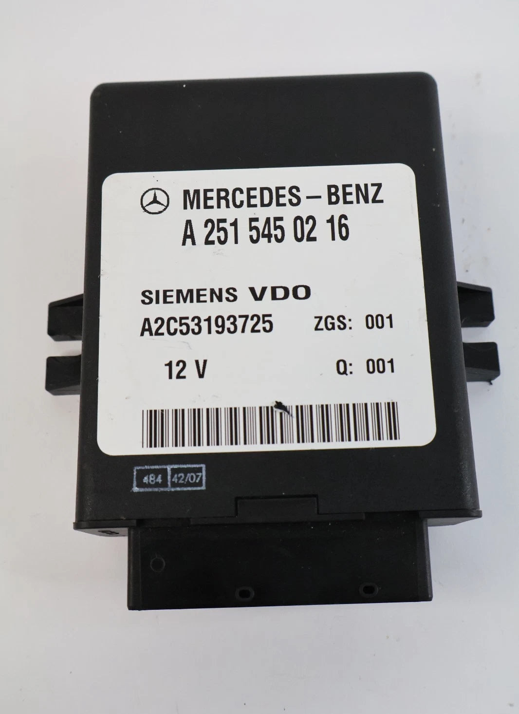 2006-2012 MERCEDES R350 REAR AIR SUSPENSION AIRMATIC CONTROL MODULE 2515450216