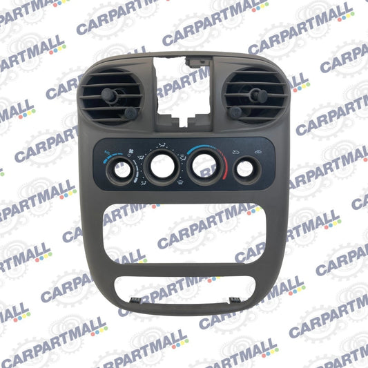 01-05 CHRYSLER PT CRUISER DASH CENTER CLIMATE TRIM BEZEL PANEL W AC VENTS OEM