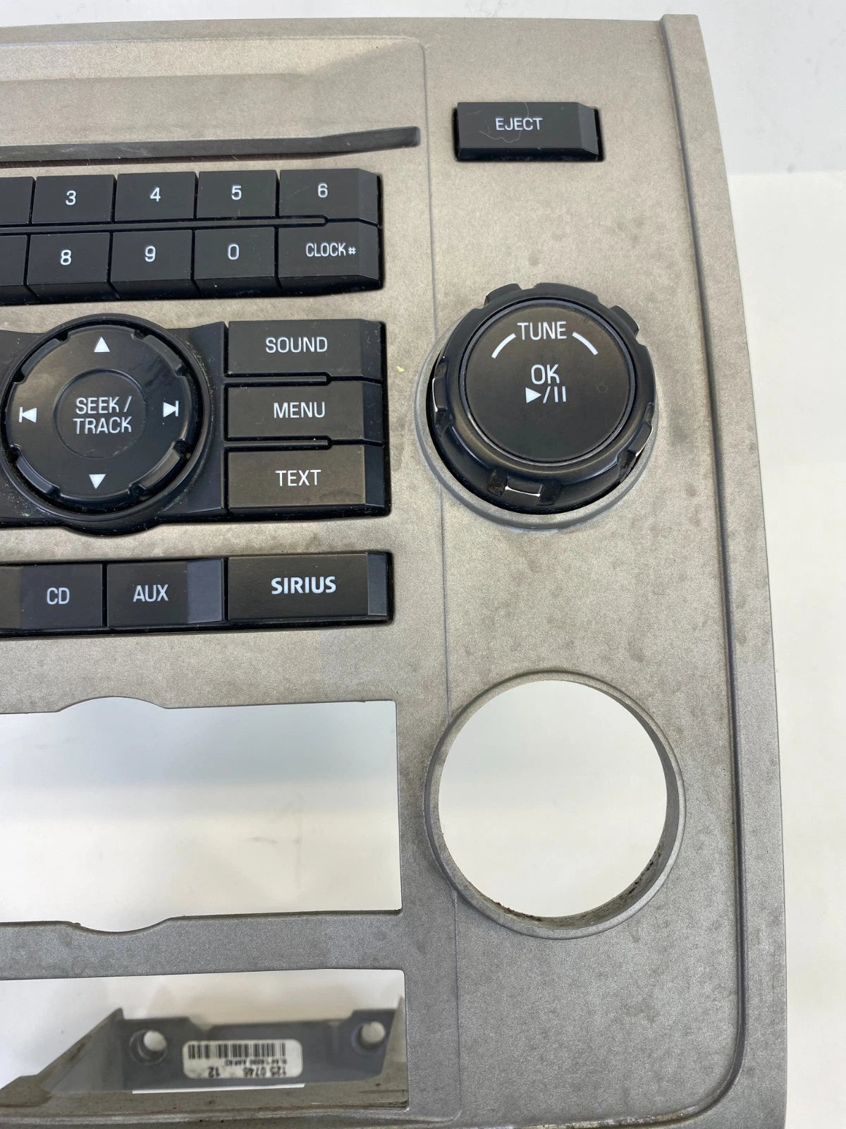 2009-2012 FORD ESCAPE MERCURY RADIO STEREO CD PLAYER CONTROL FACE PANEL PLATE