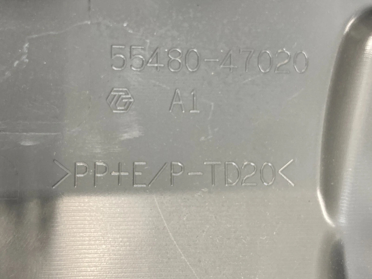 2010-2015 TOYOTA PRIUS DRIVER SIDE LOWER DASH PANEL TRIM GRAY OEM 55480-47020