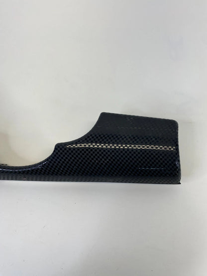 2007-2011 MINI COOPER DRIVER LEFT DASH VENT TRIM PANEL CARBON FIBER STYLE OEM