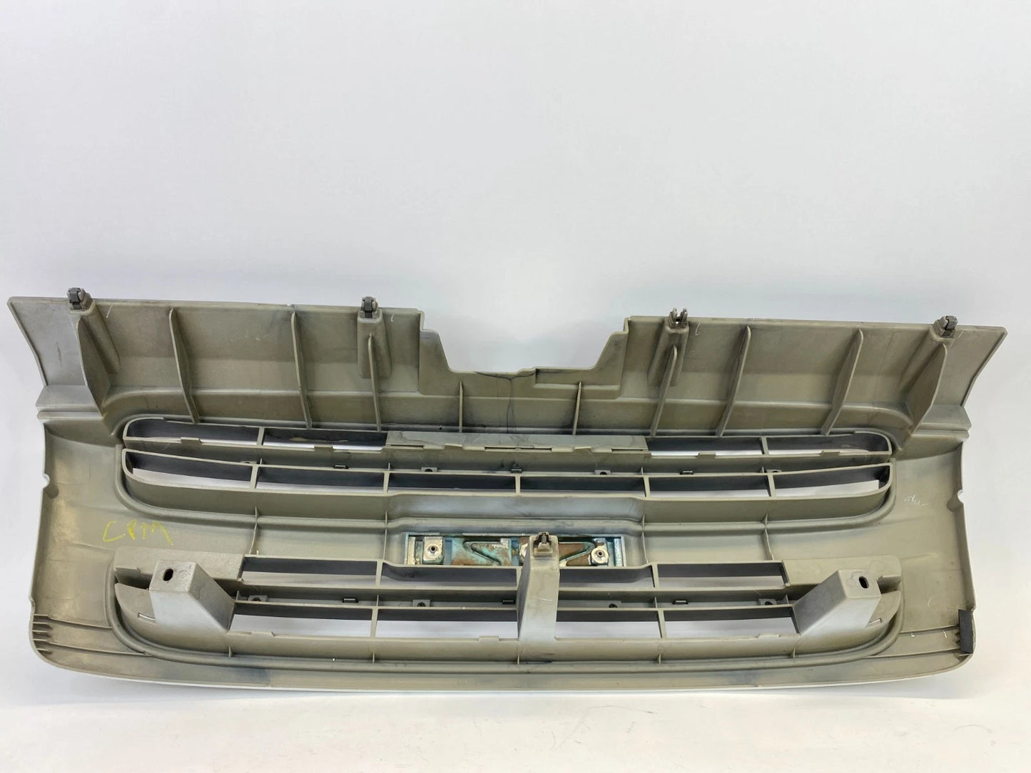 2000-2002 ISUZU TROOPER WHITE UPPER FRONT BUMPER CHROME GRILLE GRILL OEM