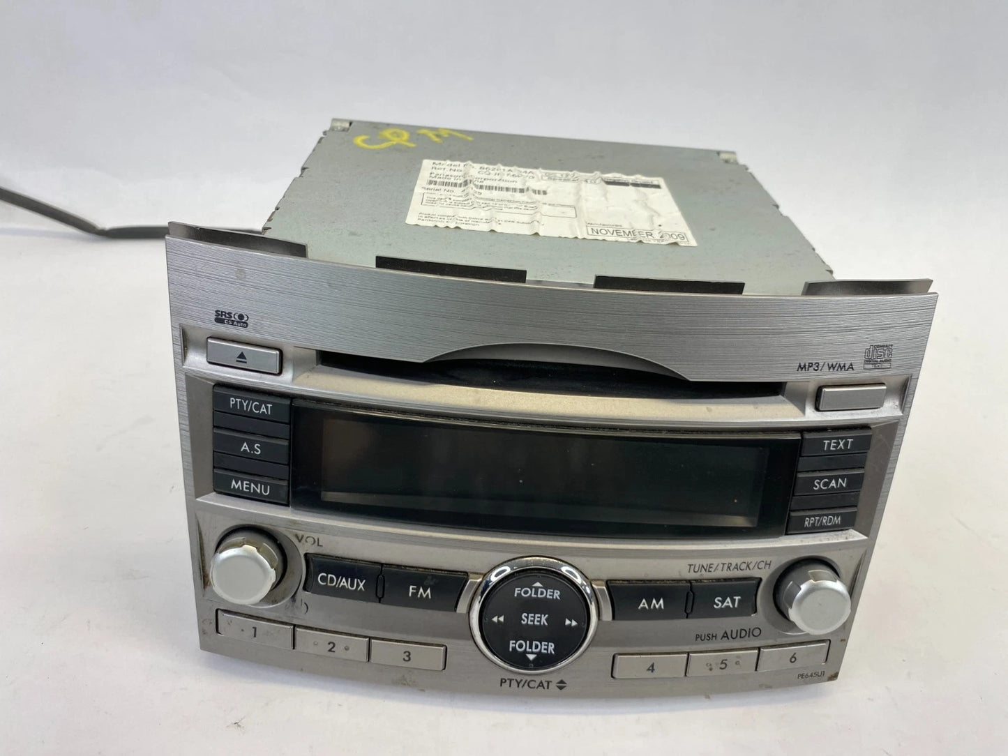 2010-2012 SUBARU OUTBACK LEGACY AM FM CD PLAYER RADIO RECEIVER OEM 86201AJ64A