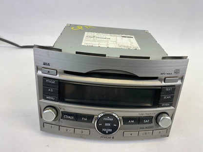2010-2012 SUBARU OUTBACK LEGACY AM FM CD PLAYER RADIO RECEIVER OEM 86201AJ64A