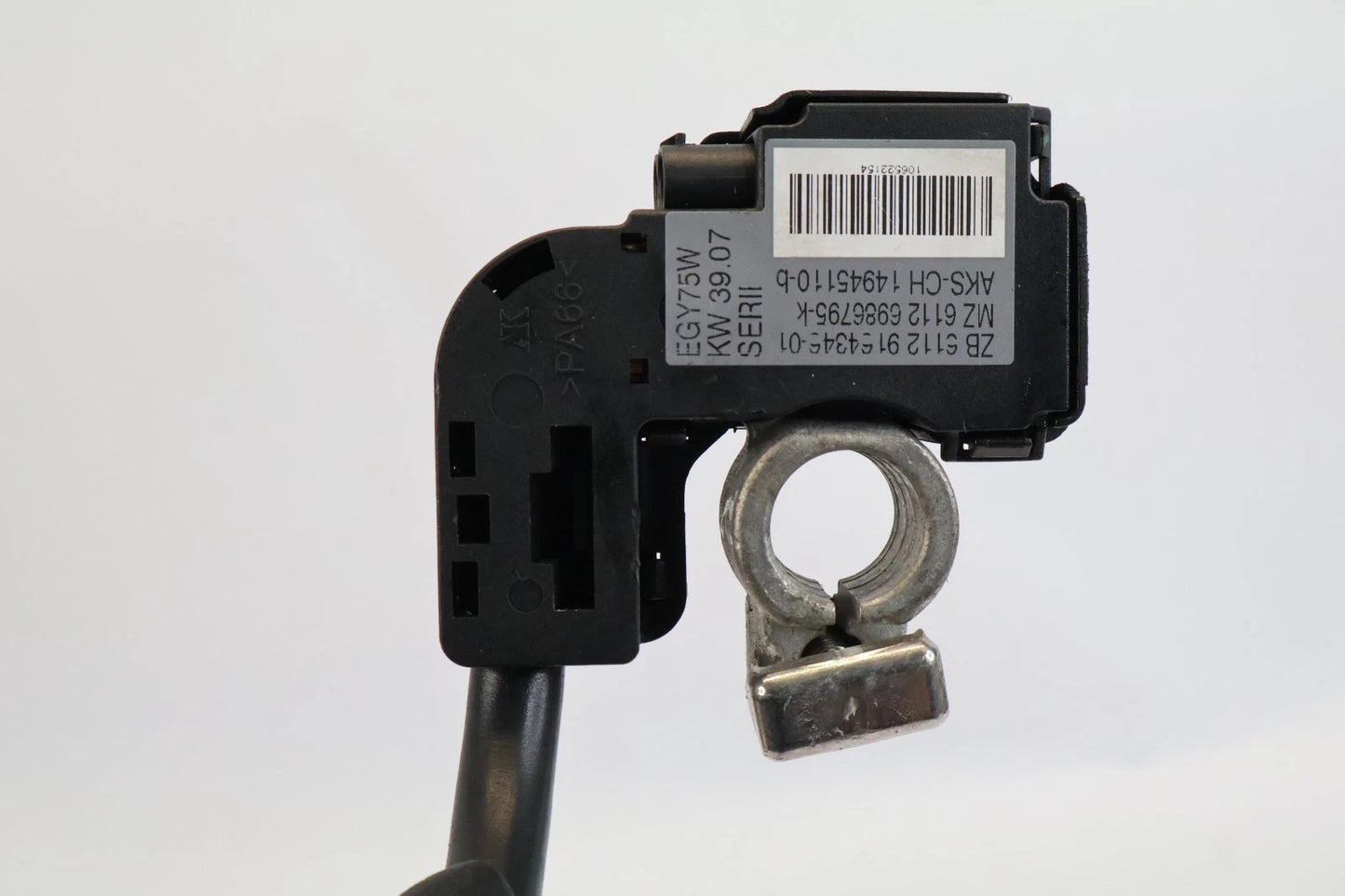 2008 BMW 535XI 08-10 535I RR TRUNK NEGATIVE BATTERY CABLE SENSOR 61129164346 OEM