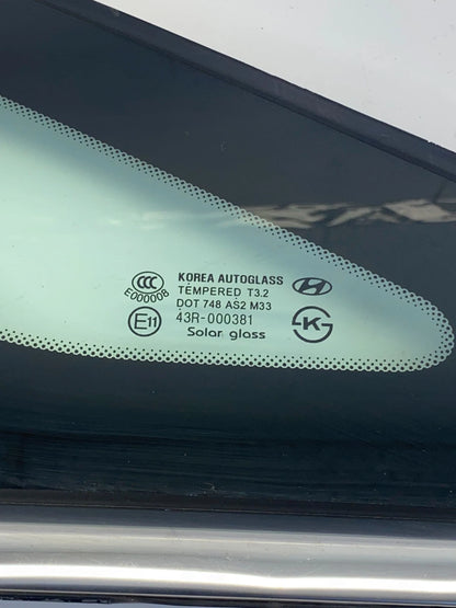 2011-2015 HYUNDAI SONATA REAR LEFT LH DOOR QUARTER WINDOW GLASS OEM 87820-3S100