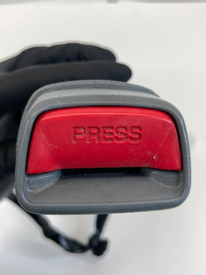 2005-2015 TOYOTA TACOMA FRONT RIGHT PASSENGER SIDE SEAT BELT BUCKLE GRAY OEM