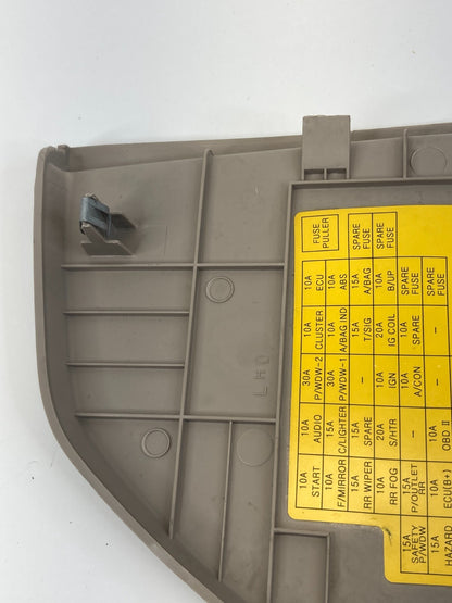2005-2010 Kia Sportage Dash Left Side Fuse End Trim Cover Cap 84765-1F000 OEM