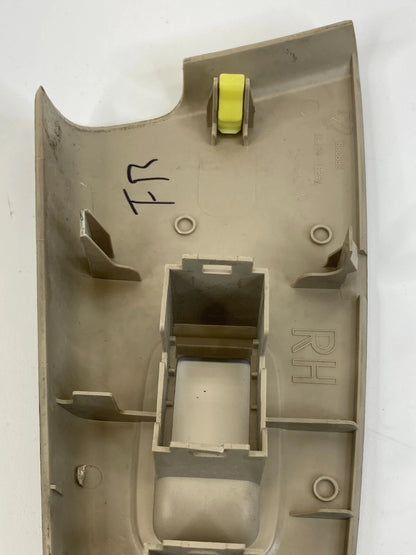 04-08 TOYOTA SOLARA FRONT RIGHT PASSENGER DOOR WINDOW SWITCH BEZEL TRIM COVER