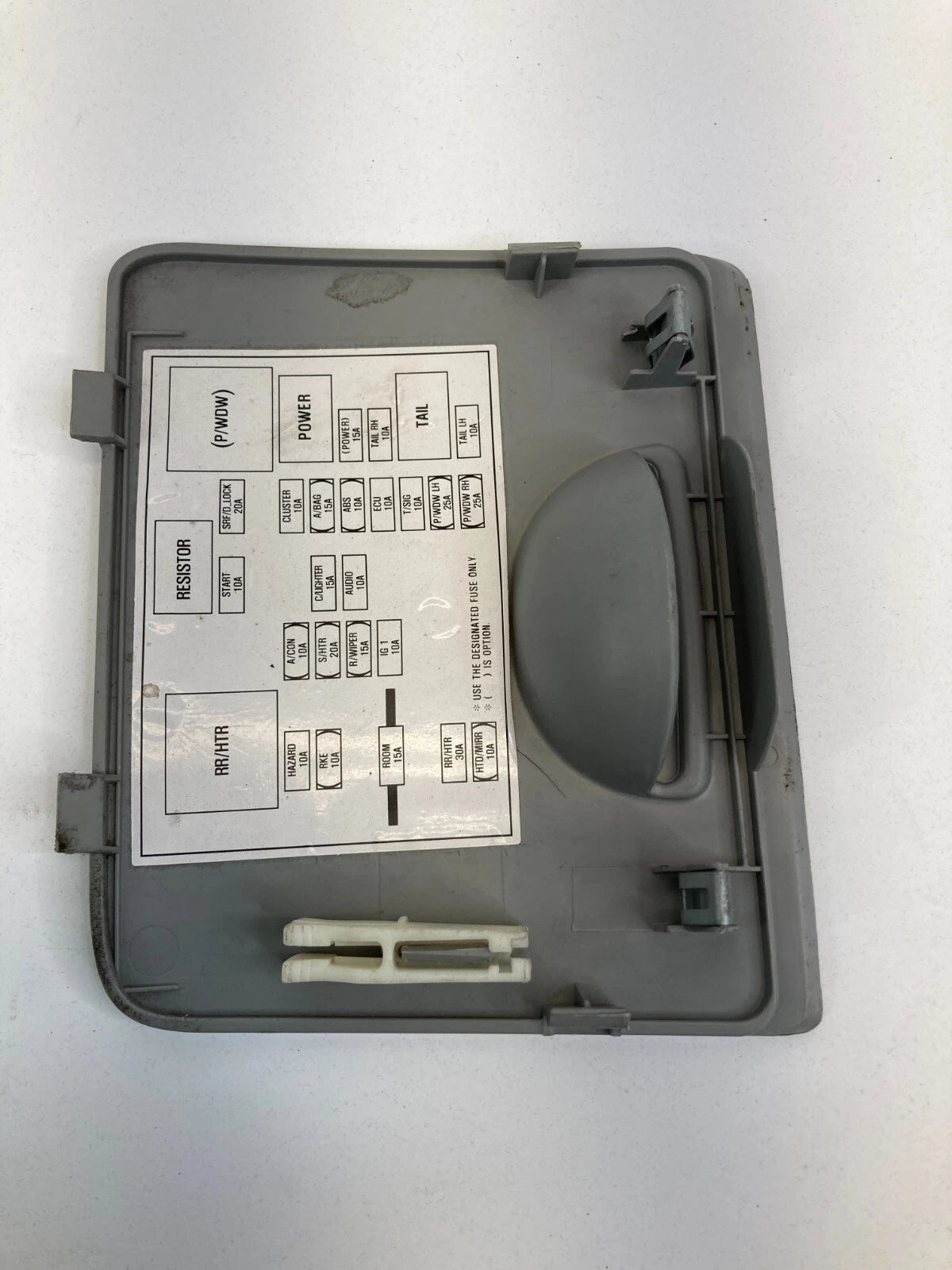2004-2009 KIA SPECTRA DASH FUSEBOX FUSE BOX COVER LID TRIM BEZEL OEM