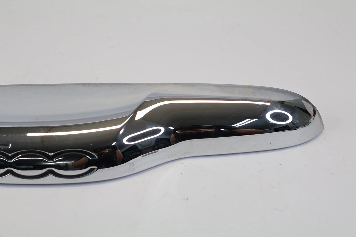 2012-2017 FIAT 500 REAR TRUNK MOLDING TRIM CHROME HANDLE LICENSE LIGHT & LATCH