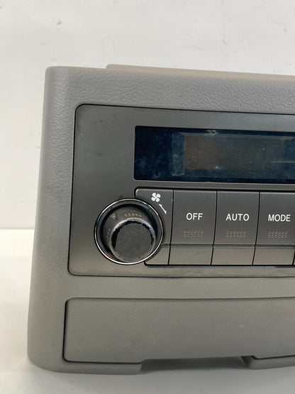 08-10 Toyota Highlander Rear AC Heater Temperature Climate Control W/ Cup Holder