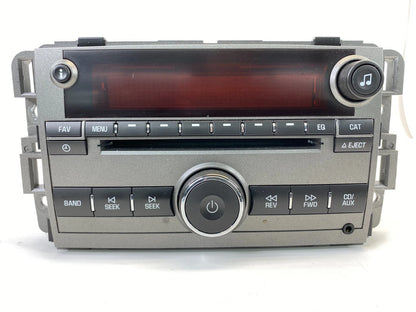2008-2010 SATURN VUE RADIO RECEIVER AM/FM CD 6 DISC PLAYER ASSEMBLY 25956992 OEM