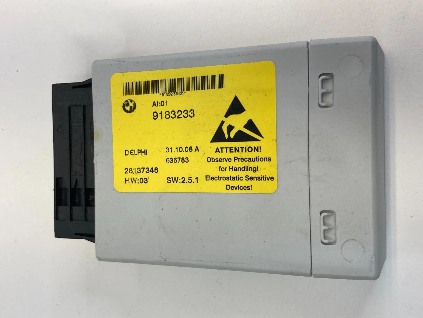2009 2010 BMW 535I XDRIVE CENTER CONSOLE SWITCH CONTROL MODULE UNIT 9183233 OEM