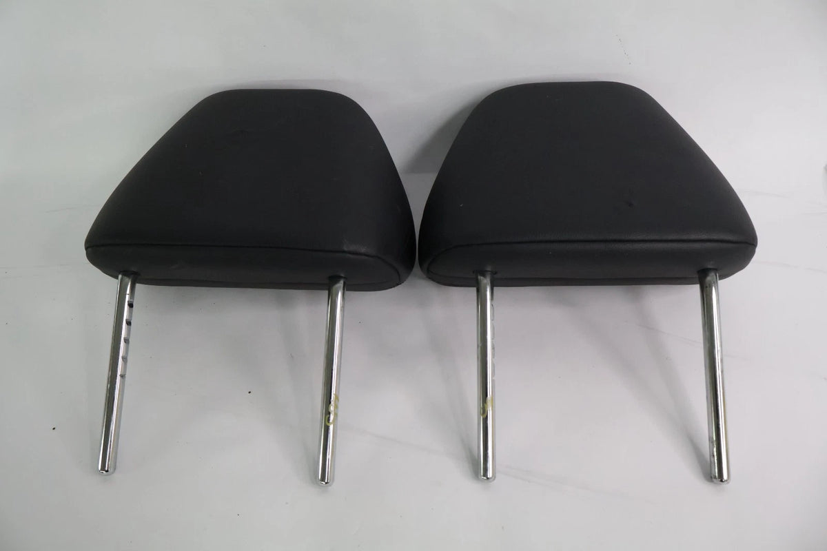2007-2011 HONDA CRV FRONT HEADREST PAIR BLACK LEATHER LEFT RIGHT OEM