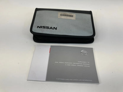 2008 NISSAN ALTIMA WARRANTY INFORMATION BOOKLET GUIDE MANUAL W/ CASE OEM