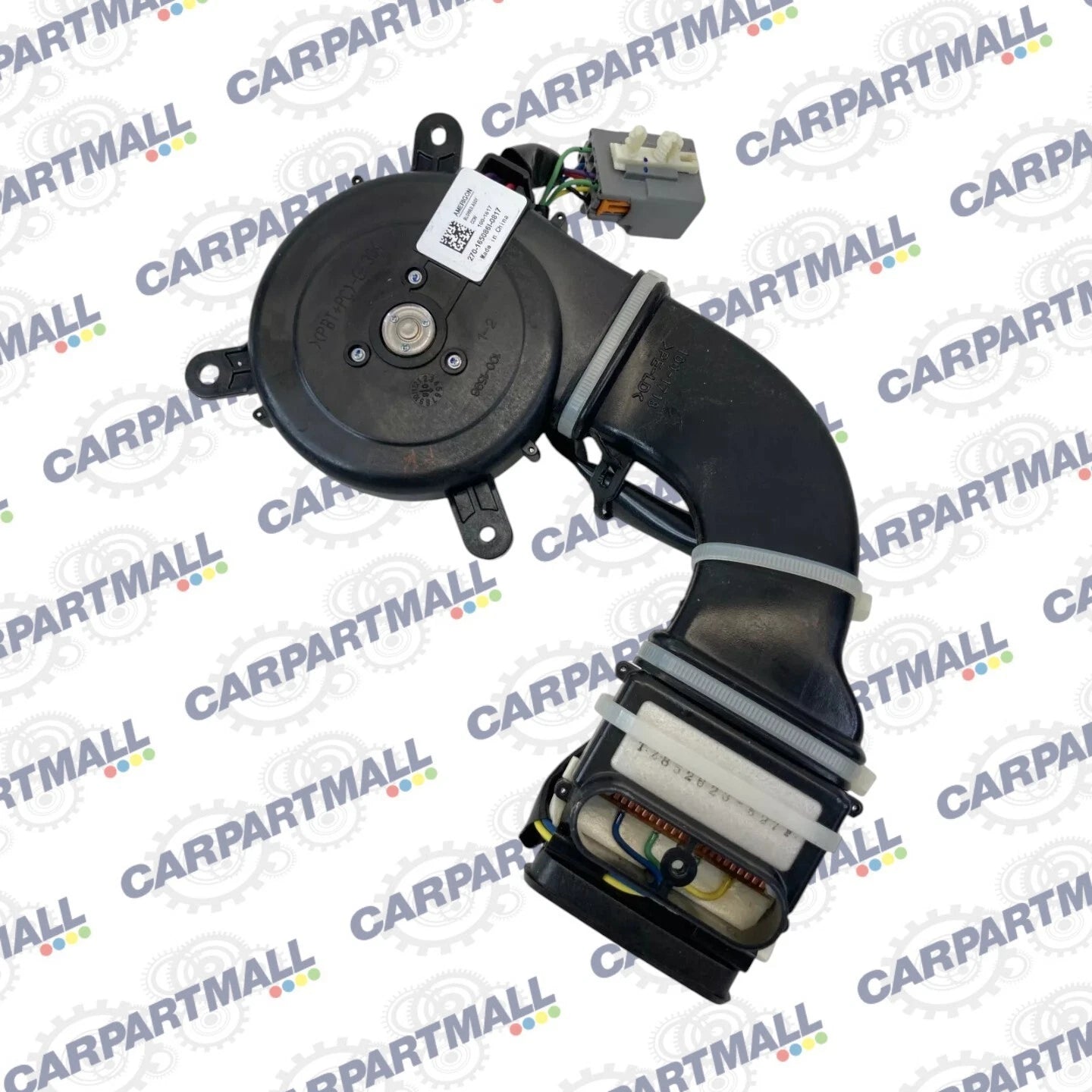 09-15 JAGUAR XF FRONT RIGHT PASSENGER SEAT LOWER BLOWER MOTOR FAN L0096111-AC02