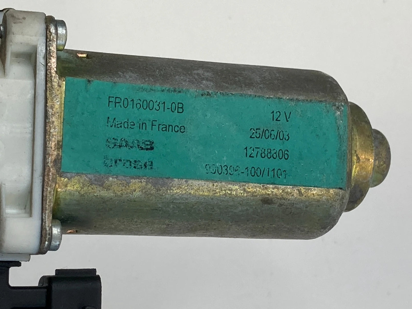 03-11 SAAB 9-3 CONVERTIBLE REAR RIGHT BACK SIDE DOOR WINDOW MOTOR 12788806 OEM