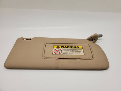 04 05 06 07 08 Acura TSX Passenger Right Sunvisor Sun Visor w/ Illuminated Beige