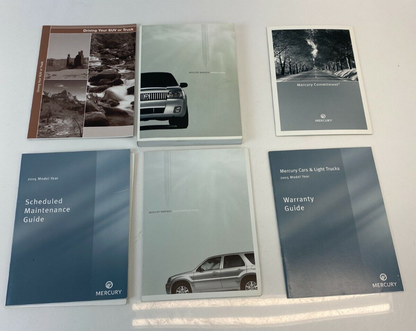 2005 05 Mercury Mariner Owners Manual Quick Reference Guide Book Set w/ Case OEM