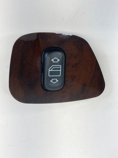 1998-2002 MERCEDES-BENZ E430 REAR RIGHT SIDE DOOR WINDOW SWITCH W BEZEL WOOD OEM