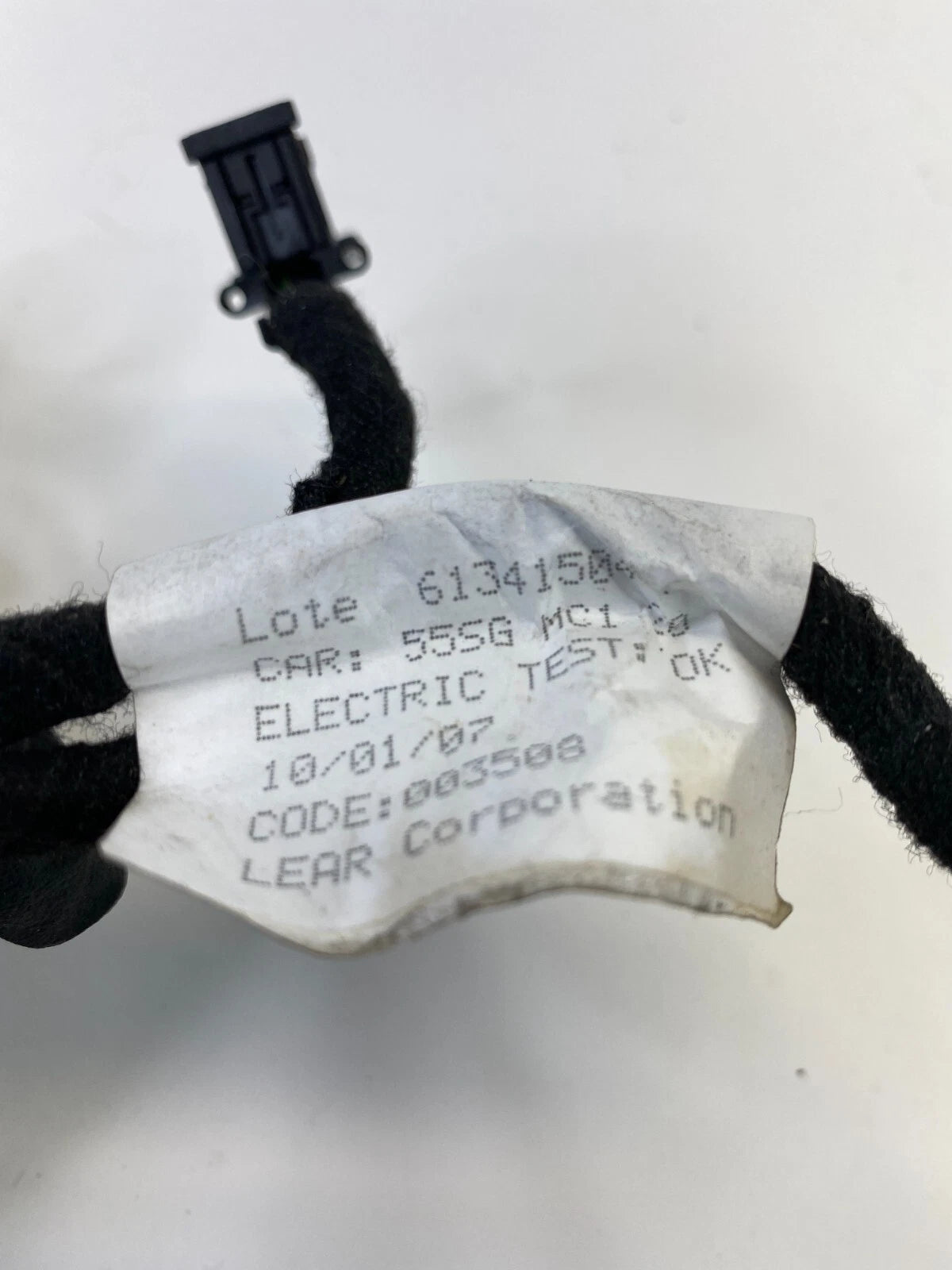 2003-2007 SAAB 9-3 93 CENTER CONSOLE HARNESS WIRE WIRING CABLE 12765161 OEM