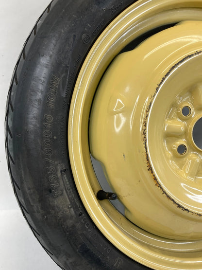 2004-2015 TOYOTA PRIUS EMERGENCY SPARE TIRE WHEEL COMPACT DONUT T135/80D16 101M