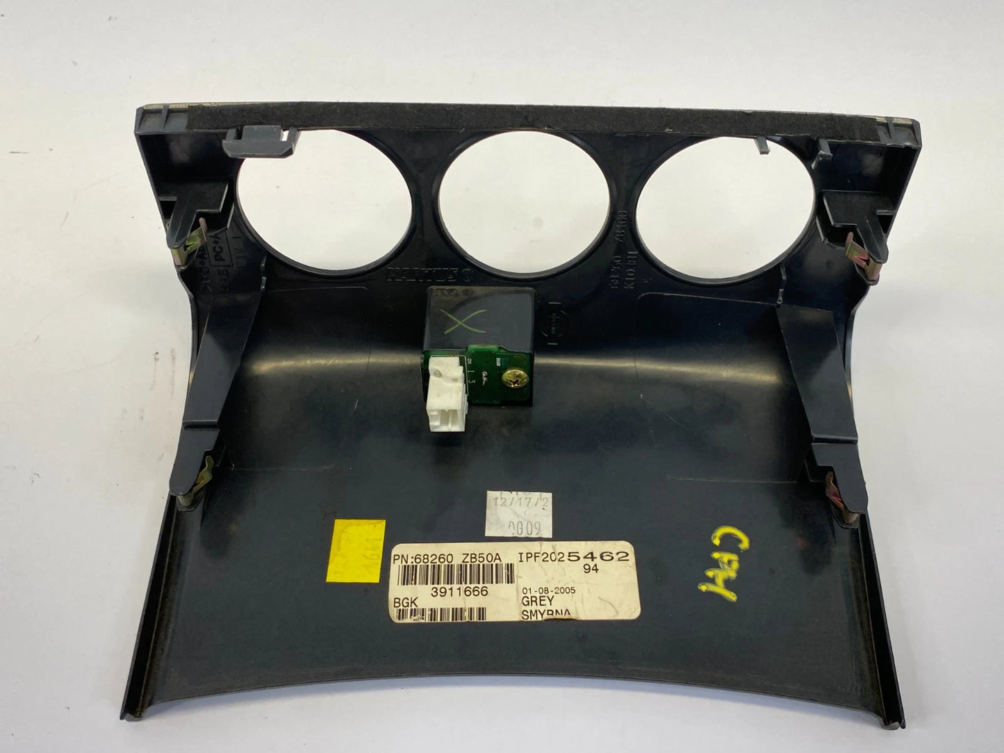 2005 2006 NISSAN ALTIMA HEATER A/C CLIMATE CONTROL TRIM BEZEL OEM 68260-ZB50A