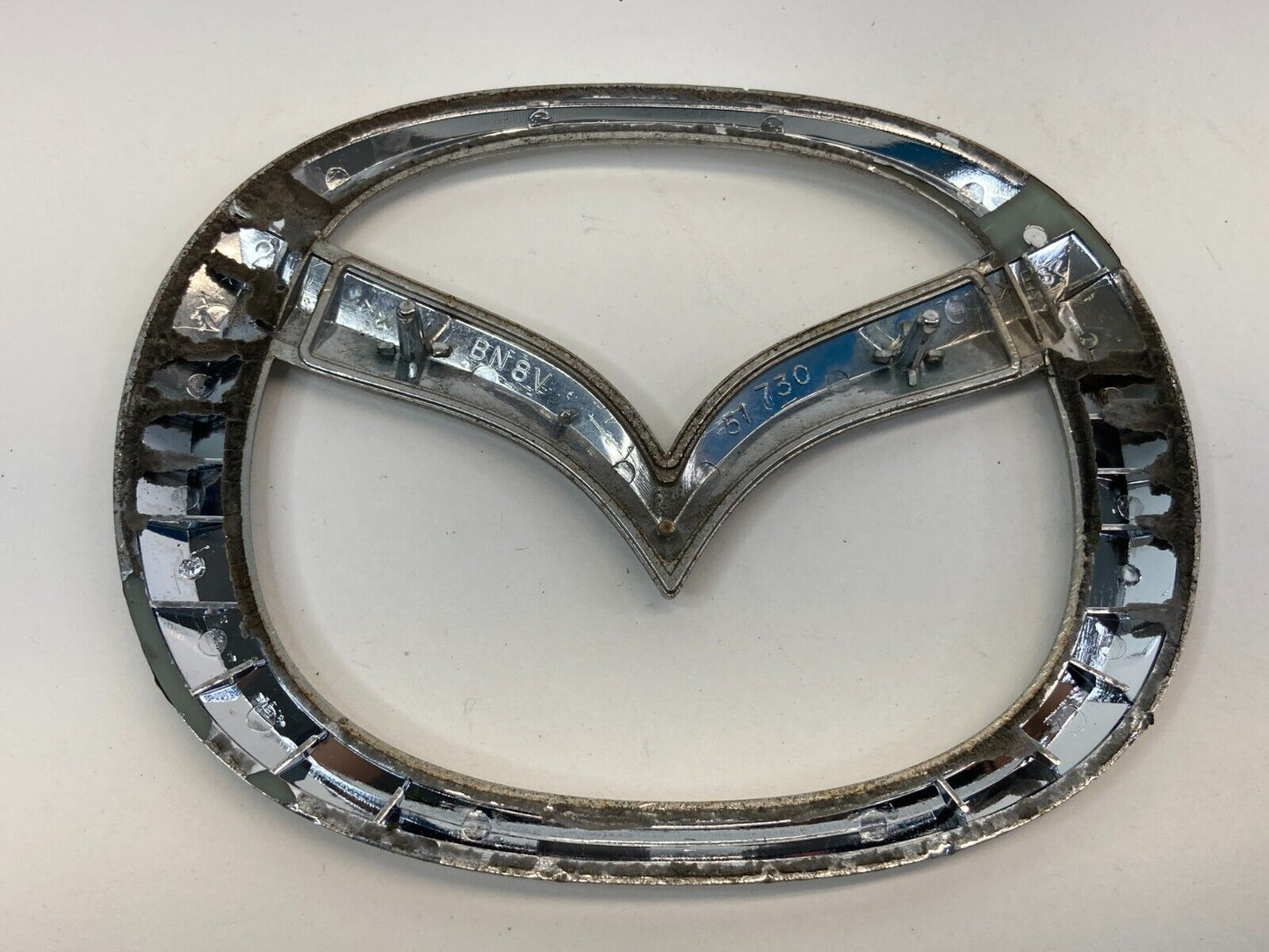 04-09 Mazda 3 Sedan Rear Trunk Gate Emblem Logo Badge Symbol Chrome BN8V-51730