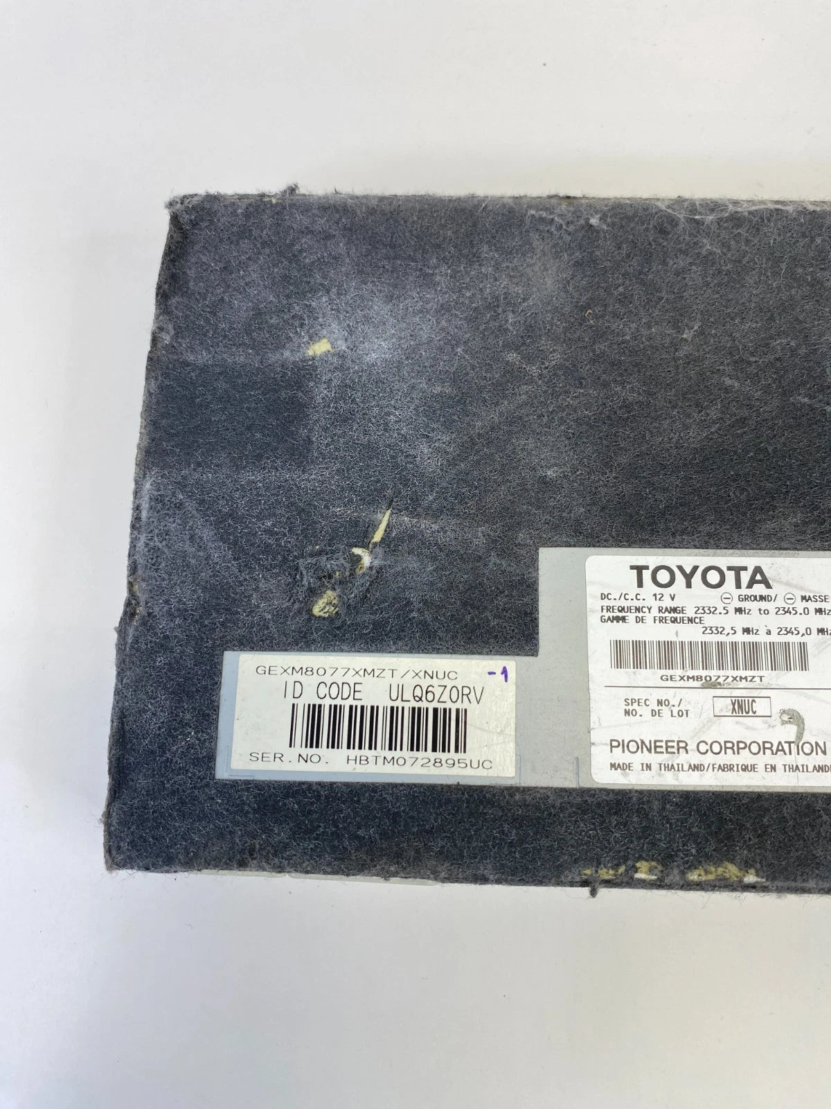 07-09 LEXUS GS350 AUDIO EQUIPMENT SATELLITE RADIO RECEIVER MODULE 86180-0W031