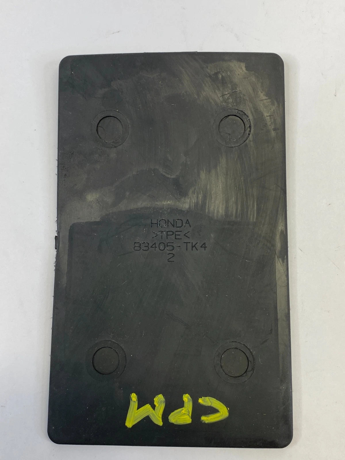 2009-2014 09-14 ACURA TL CENTER CONSOLE RUBBER MAT TRAY BLACK 83405-TK4 OEM
