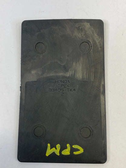 2009-2014 09-14 ACURA TL CENTER CONSOLE RUBBER MAT TRAY BLACK 83405-TK4 OEM