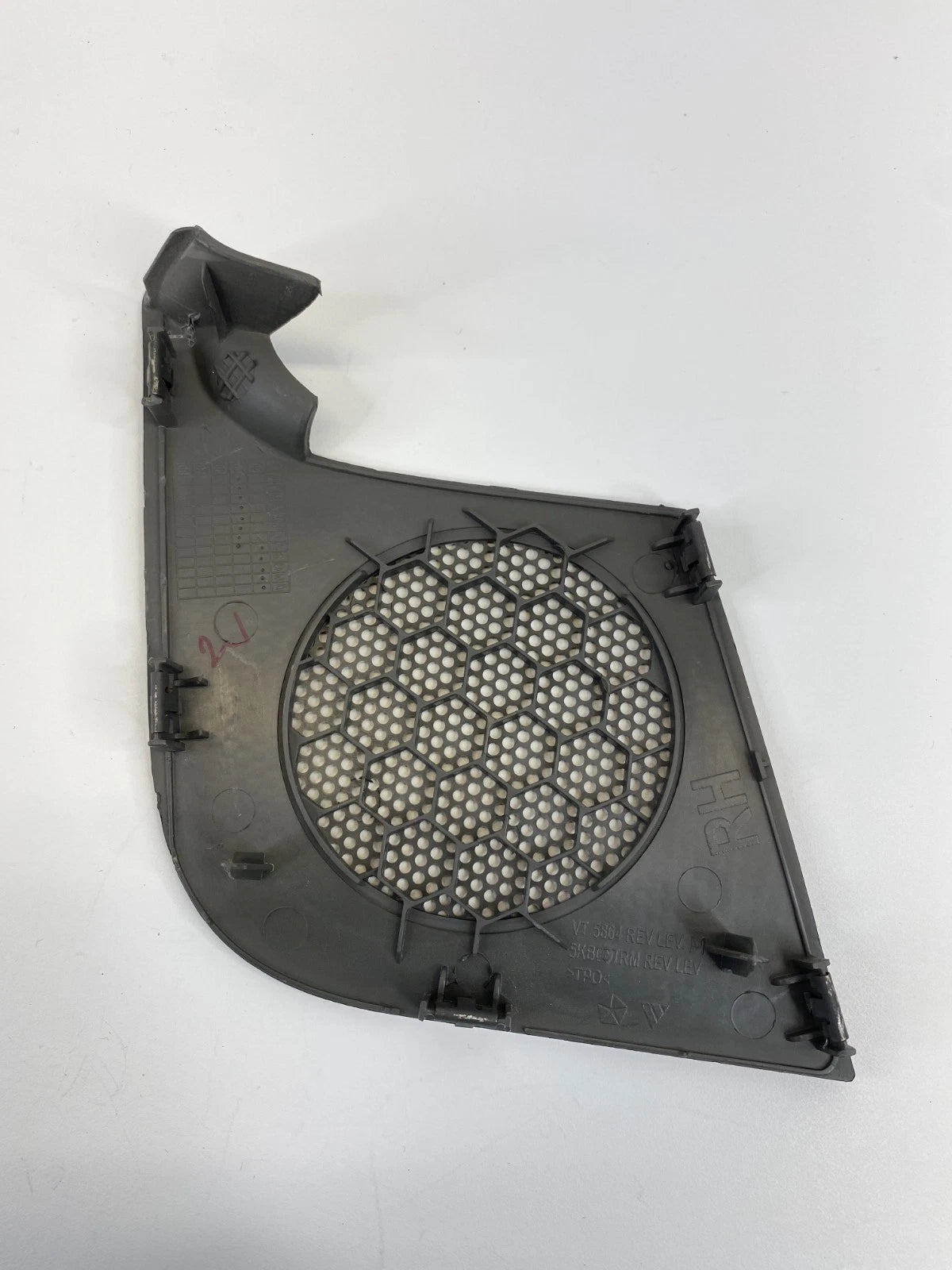 2005-2007 JEEP GRAND CHEROKEE DASH RIGHT SPEAKER GRILLE TRIM COVER 5KB00TRM OEM