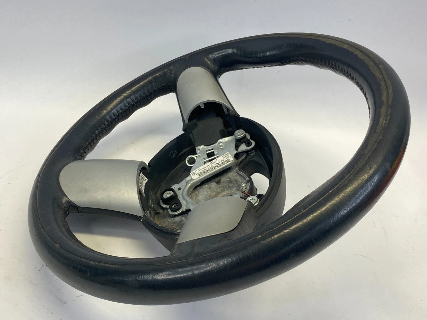 2005-2008 MINI COOPER DRIVER SIDE STEERING WHEEL LEATHER BLACK ASSY OEM