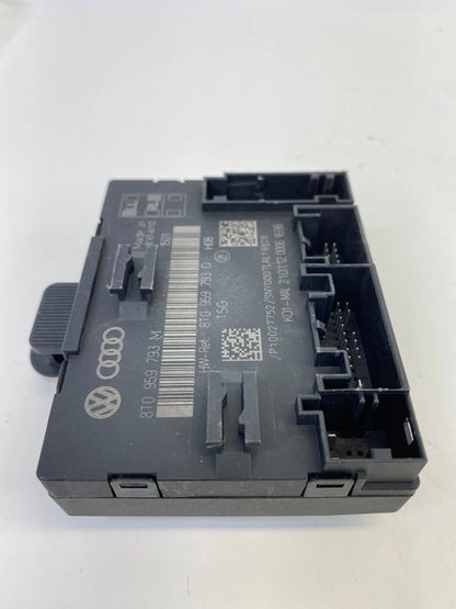 11-13 AUDI A4 QUATTRO FRONT LEFT SIDE DOOR LOCKING CONTROL MODULE 8T0-959-793-M