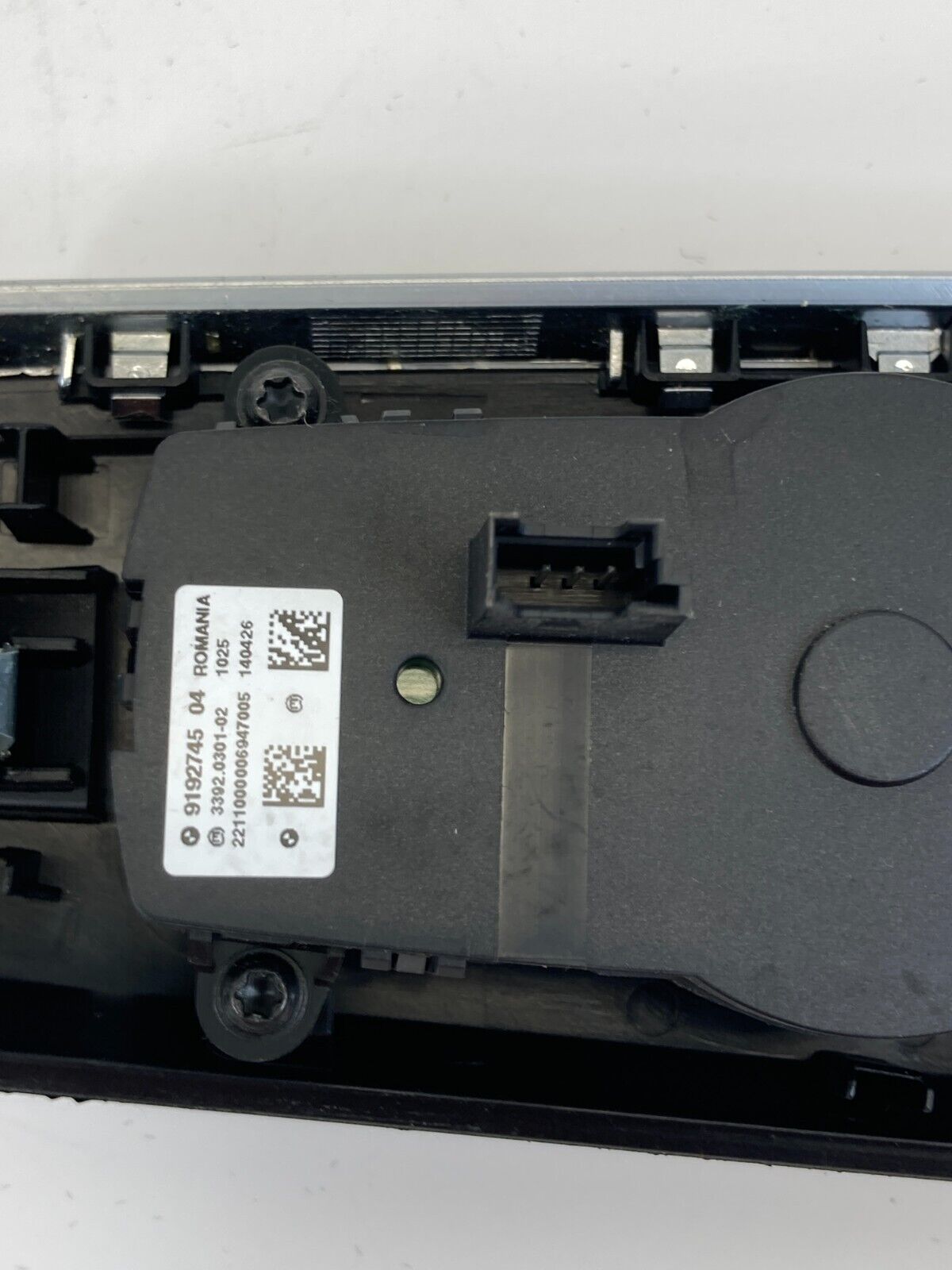 2011-2017 BMW X3 Dash Headlight Headlamp Switch Dimmer Panel 9192745 OEM