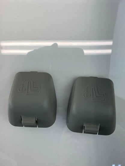 2005 2006 INFINITI G35 SEDAN REAR CHILD BOOSTER RESTRAINT CLIP COVER SET OEM