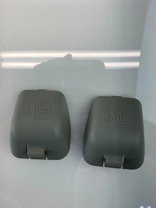 2005 2006 INFINITI G35 SEDAN REAR CHILD BOOSTER RESTRAINT CLIP COVER SET OEM