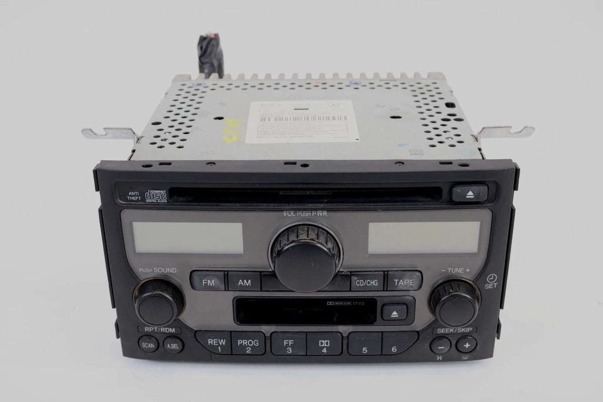 2003-2005 HONDA PILOT AM FM CD CASSETTE RADIO STEREO PLAYER OEM 39100-S9V-A120